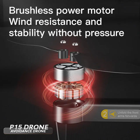Brushless GPS Automatic Return Drone Obstacle Avoidance Folding HD Aerial Photography Remote Control Quadcopter GPS Positioning null