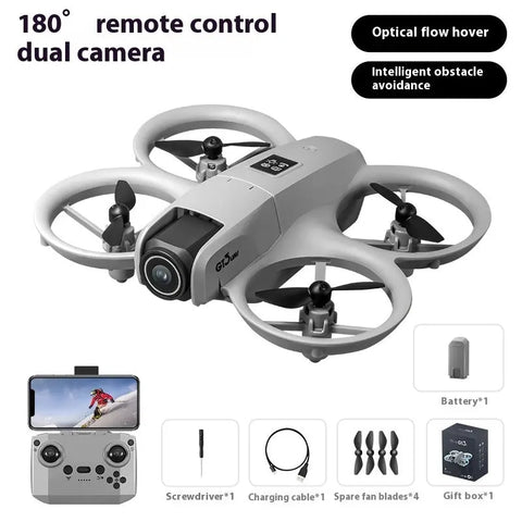 GT3 Mini Aerial Photography Obstacle Avoidance Crossing Machine Double Camera Light null