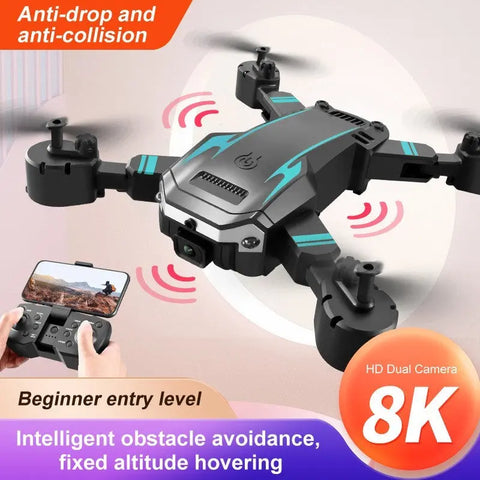 High Definition 8K Folding Intelligent Obstacle Avoidance Drone null