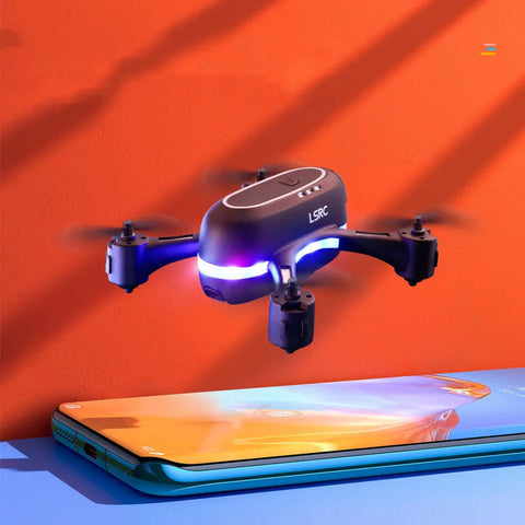 Mini Aerial Photography Gradient LED Remote Control Plane null