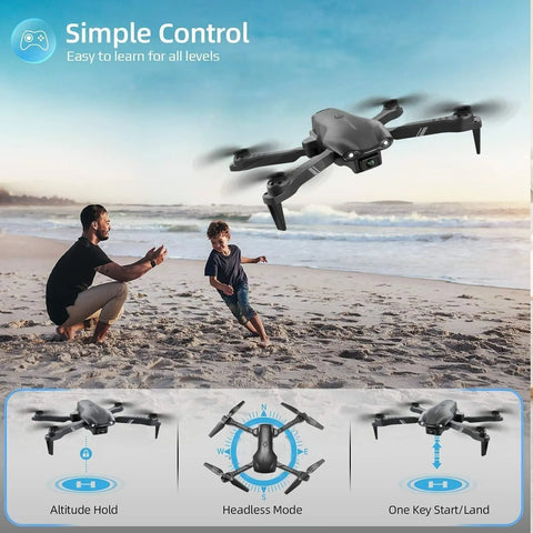 4DRC V13 RC Drone 6K HD Dual Camera WiFi FPV Foldable Quadcopter Camera Drone ,2 Battery.Logistics Is Randomly Sent By UPS,USPS,FEDEX null
