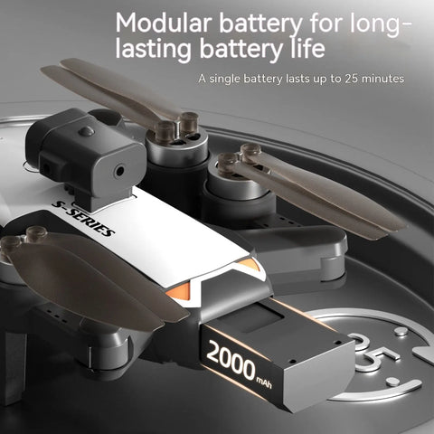 Folding UAV Obstacle Avoidance Optical Flow Hover Quadcopter Electric Lens Remote Control null